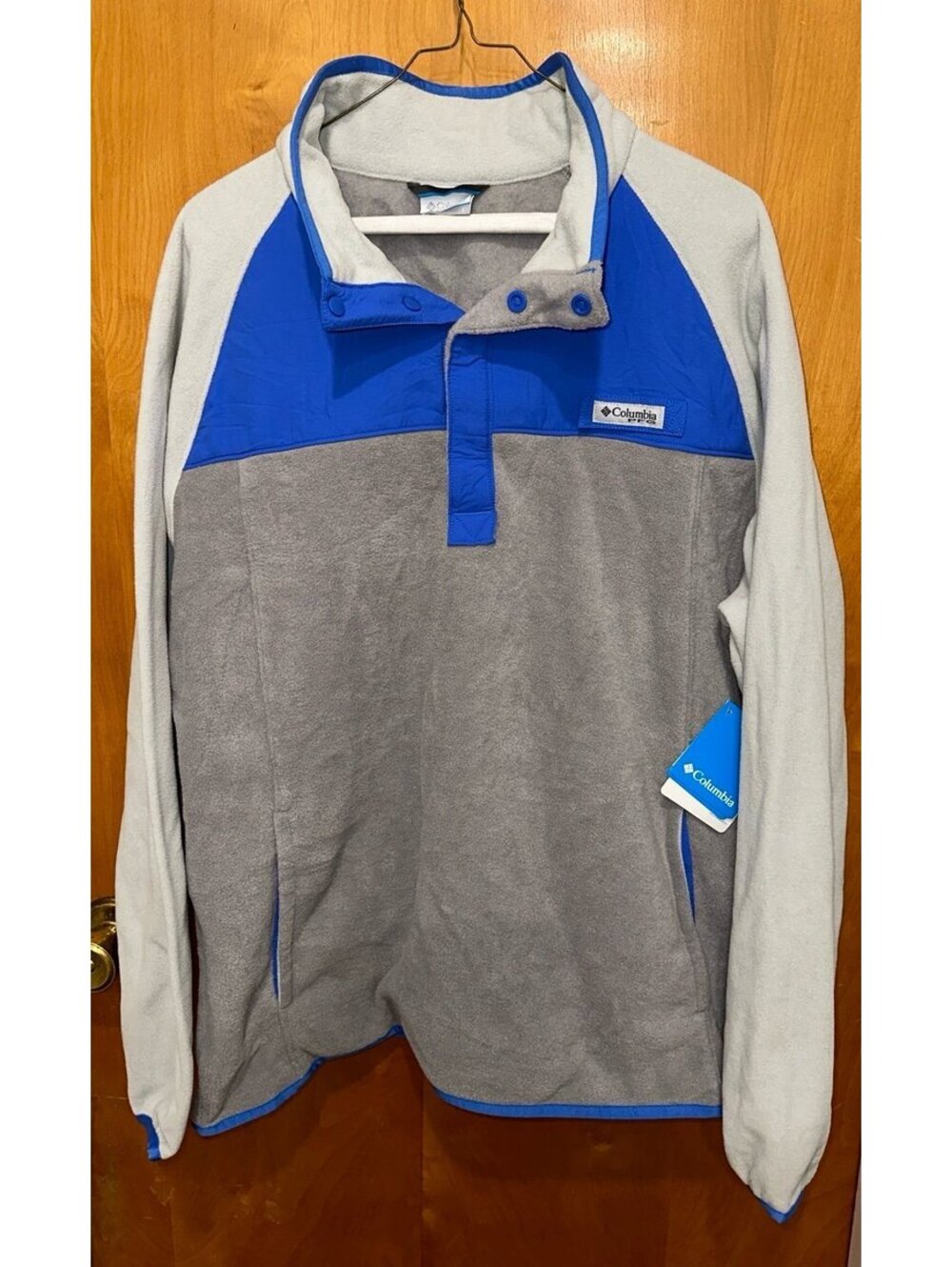 NEW Columbia quarter button pullover size large
